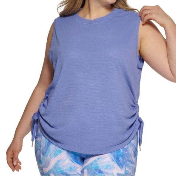 🆕 Calvin Klein Performance Moisture Wicking Workout Pullover Top size 1X - Picture 1 of 9